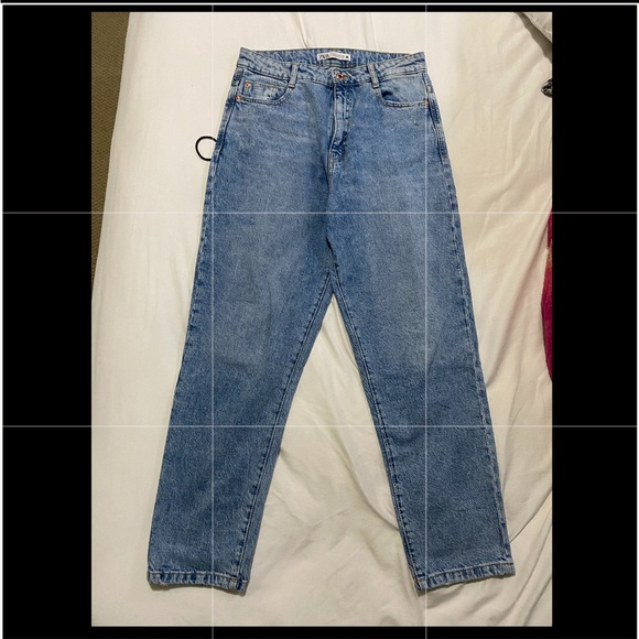 Zara Mom Jeans light blue wash - Picture 5 of 5